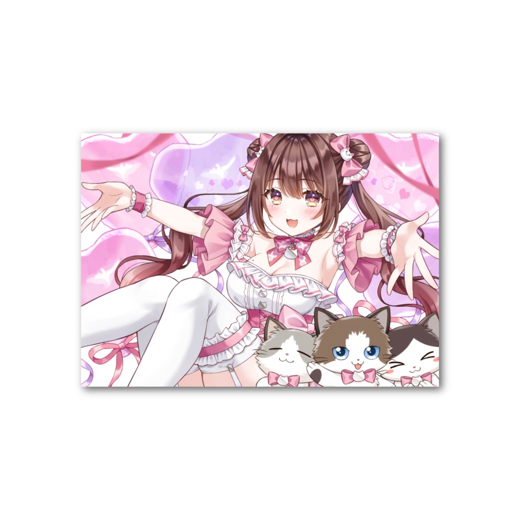 フォト風カード(両面印刷)特別メッセージ付き