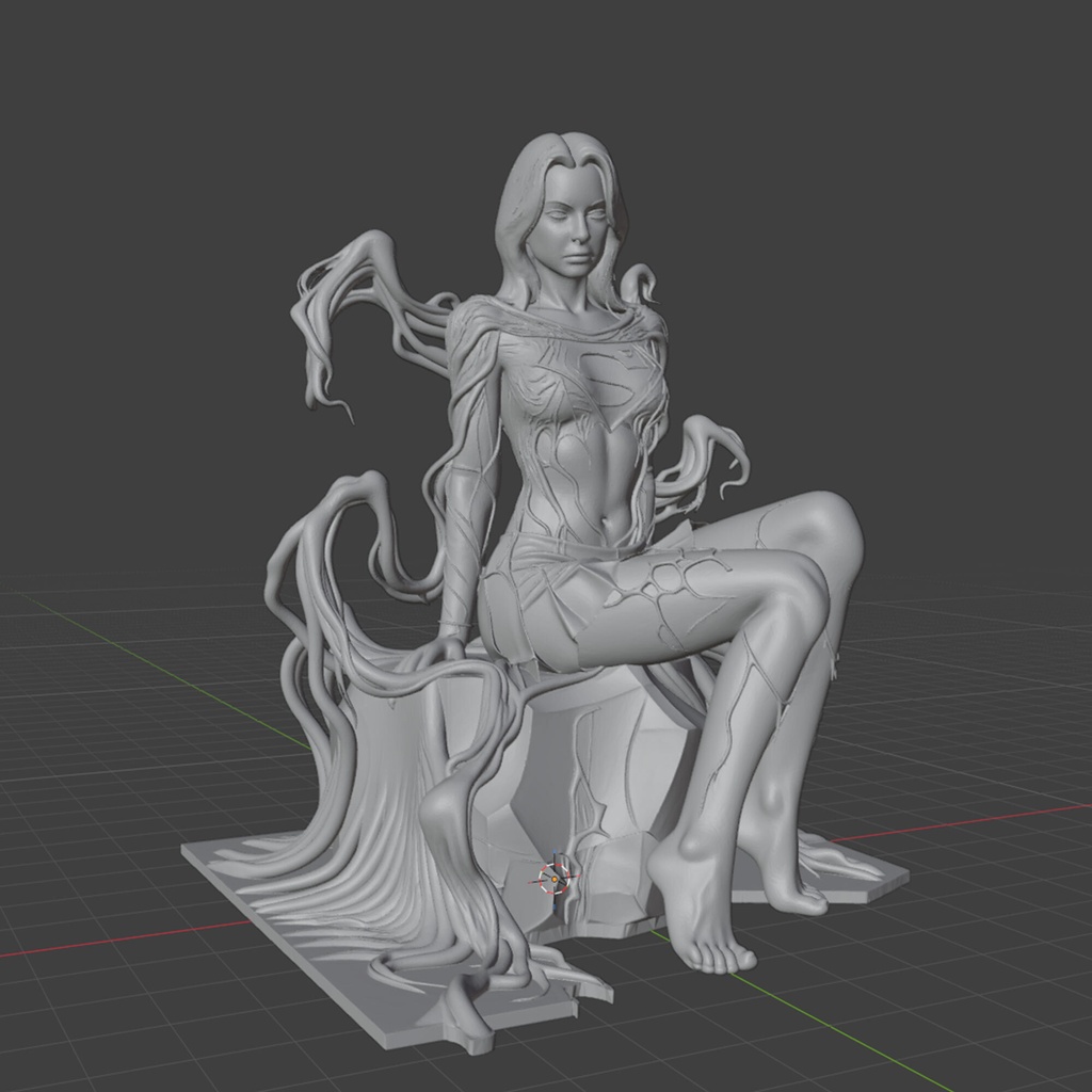 【STL】スーパーガール×カーネイジ・シンビオート【STL】Supergirl x Carnage Symbiote