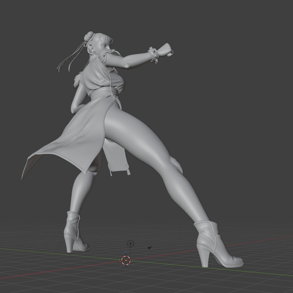 【STL】春麗 バトルダメージ版【STL Data】Chun-Li Battle Damaged Ver