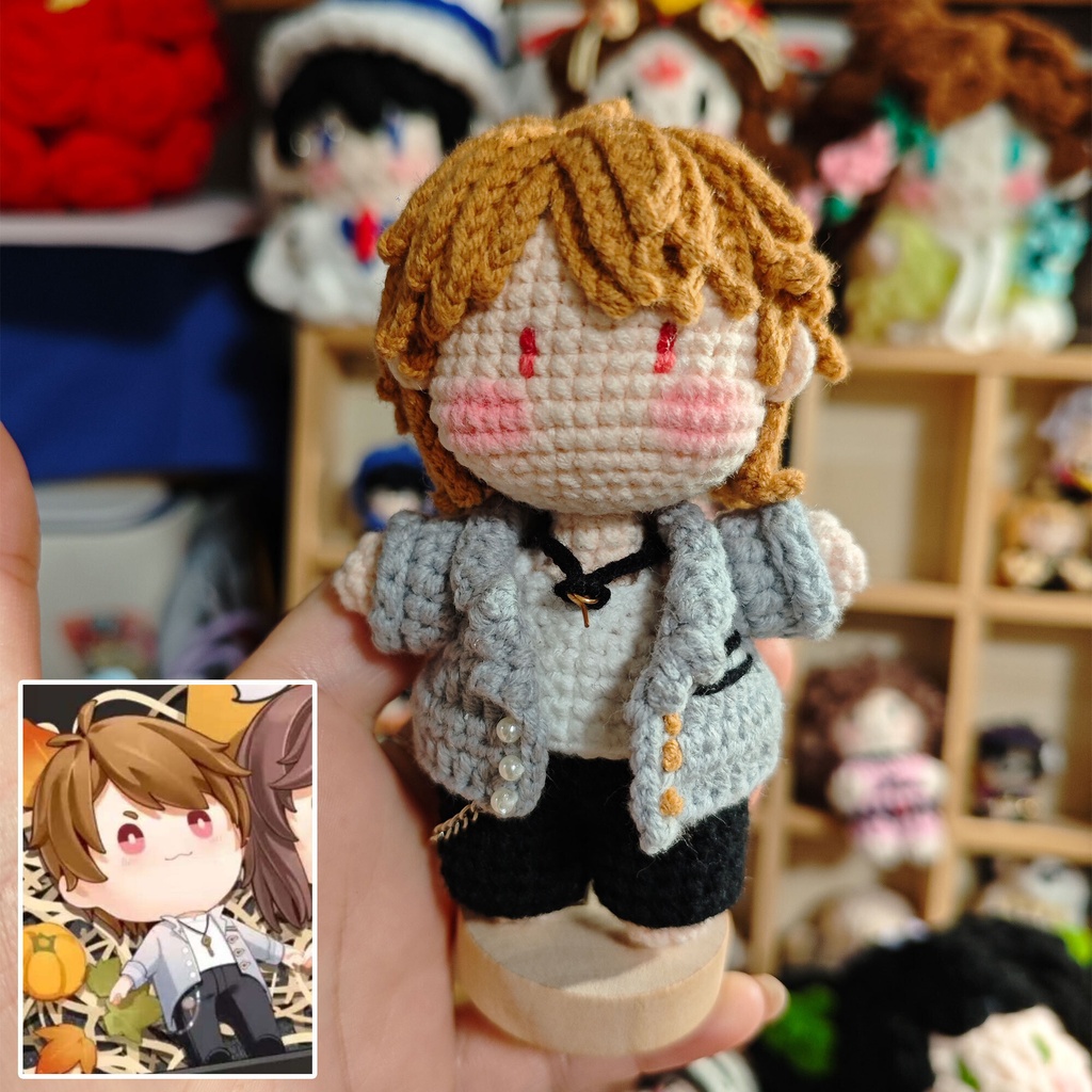 オーダーメイドのあみぐるみ人形:写真から制作するキャラクター・トイ(ハンドメイド)