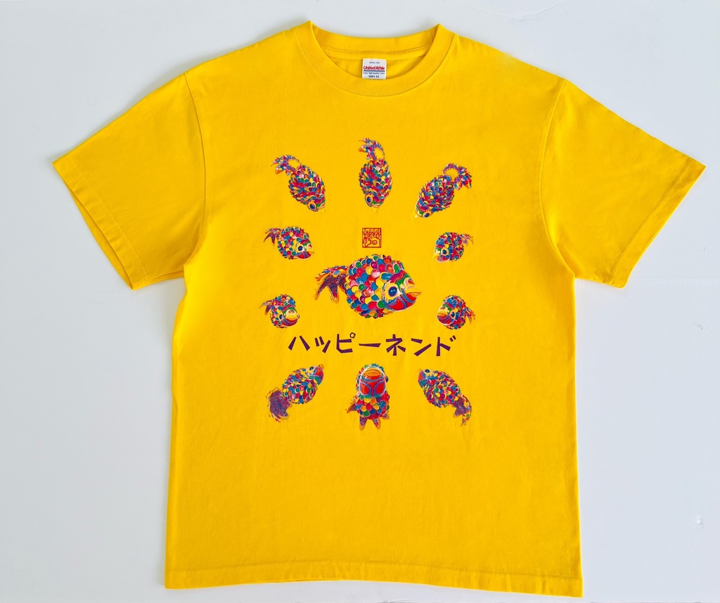 Tシャツ／YELLOW／黄色🟡ミニ金魚21号　マツヤ