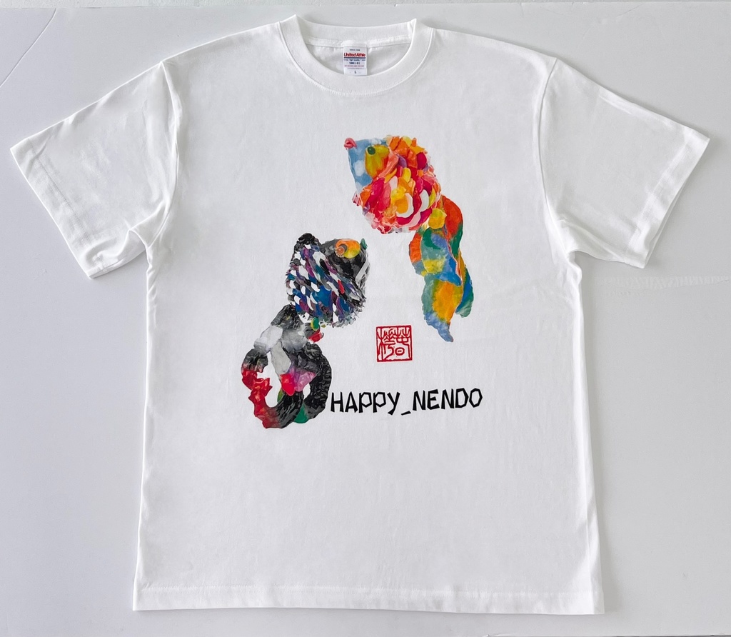 Tシャツ/WHITE/白🤍ミニ金魚4号&5号 Shiny&Melanie