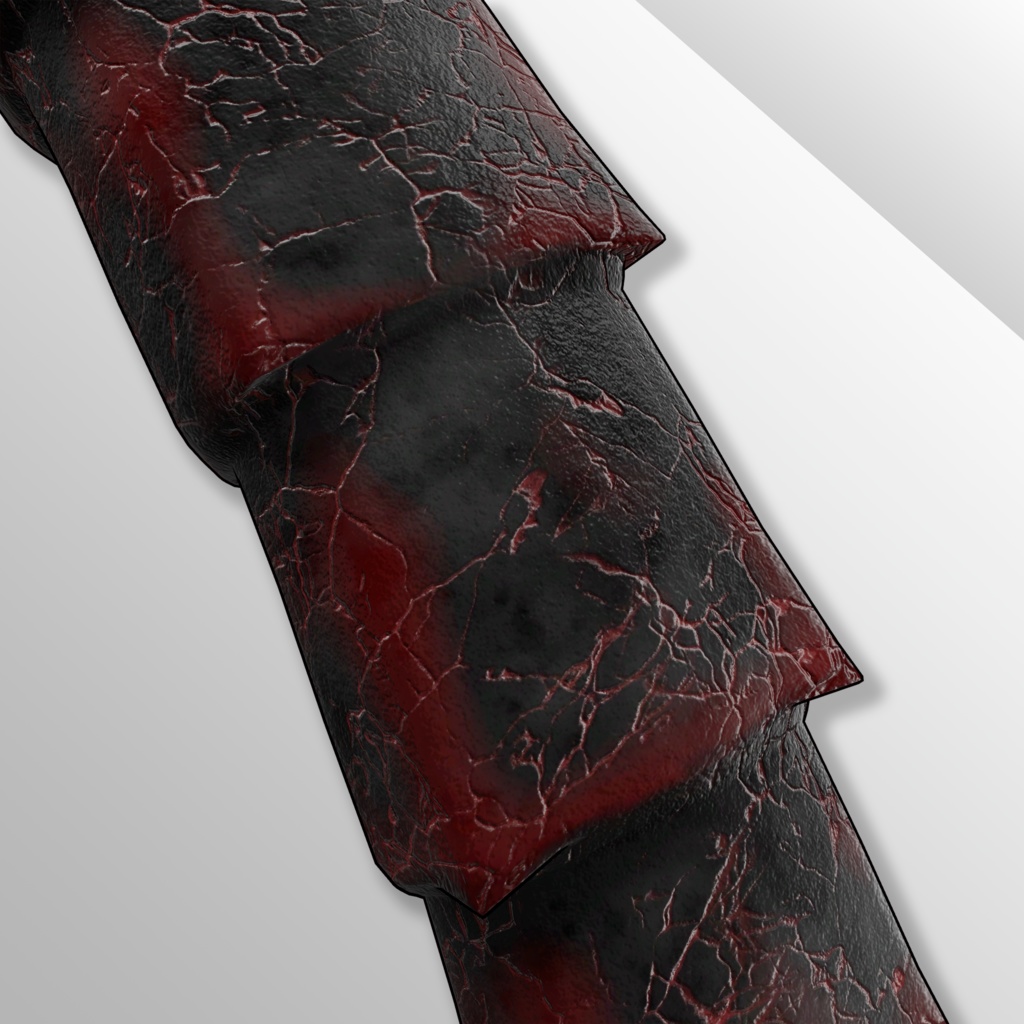 【VRChat用3Dモデル】ドラゴンの尻尾・Dragon Tail【PB対応】