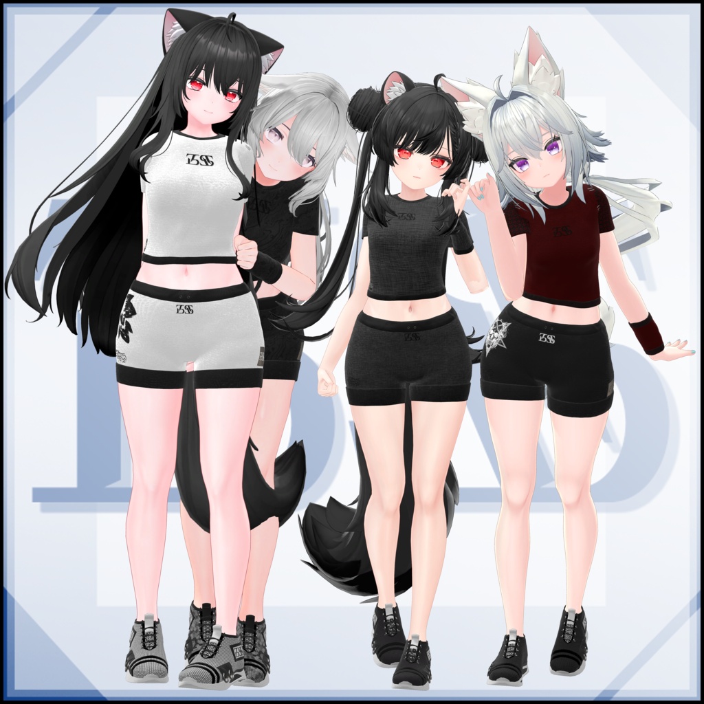 【4アバター対応】Sporty Outfit