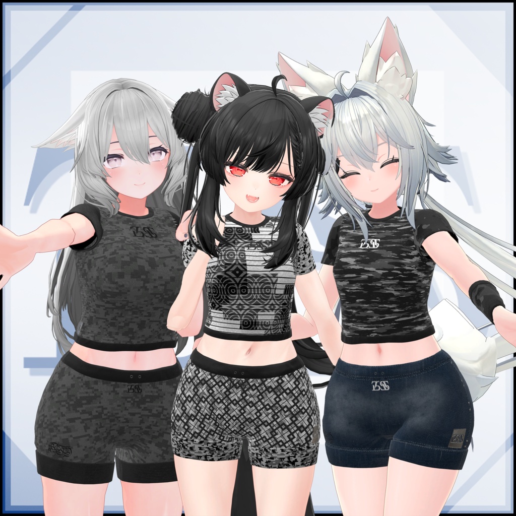 【4アバター対応】Sporty Outfit