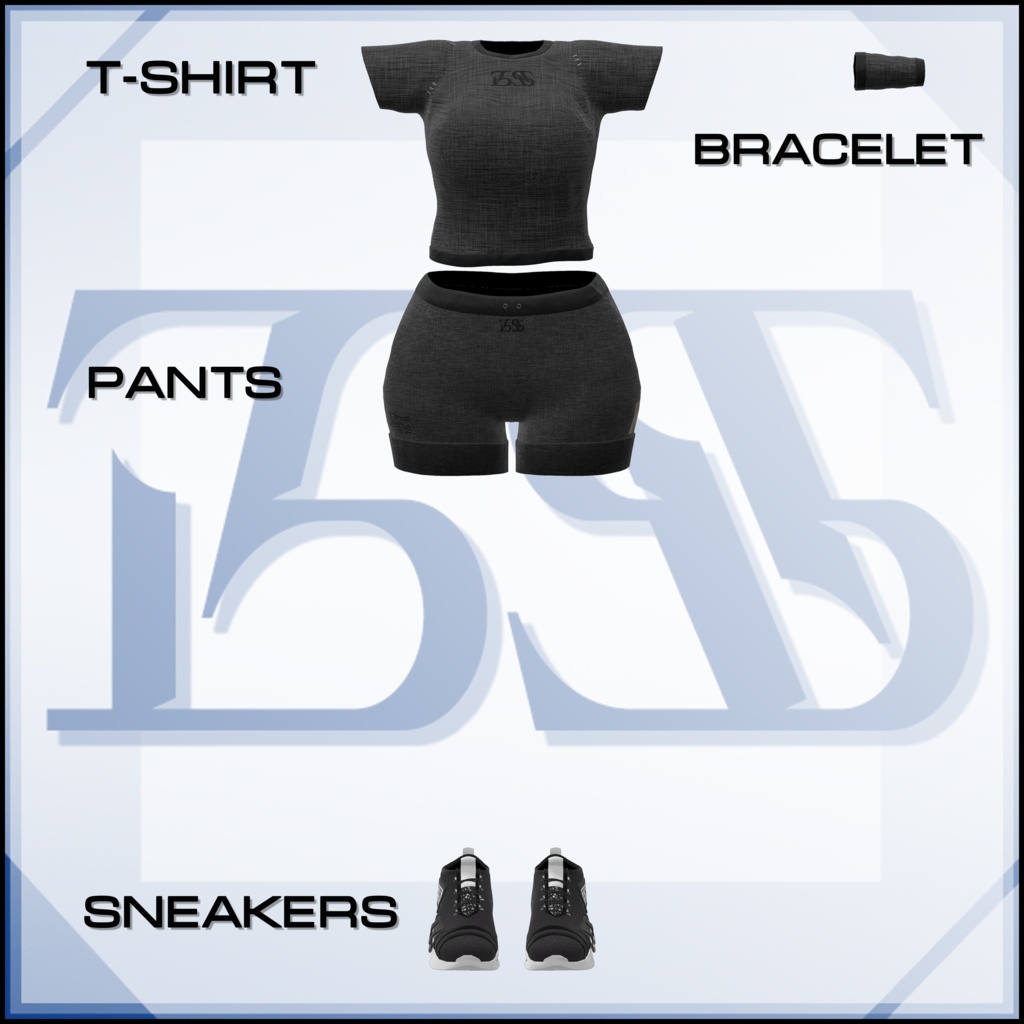 【4アバター対応】Sporty Outfit
