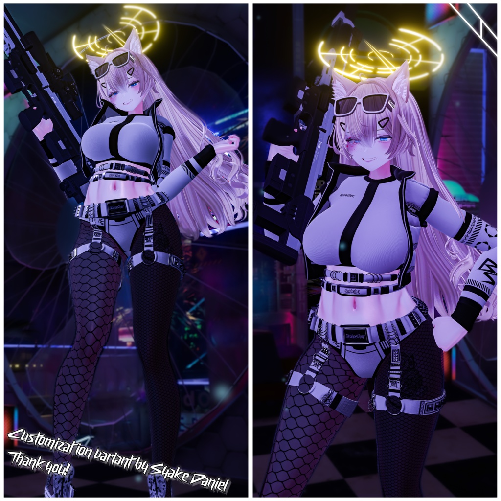 【10アバター対応】NeonEdge|VRC用衣装