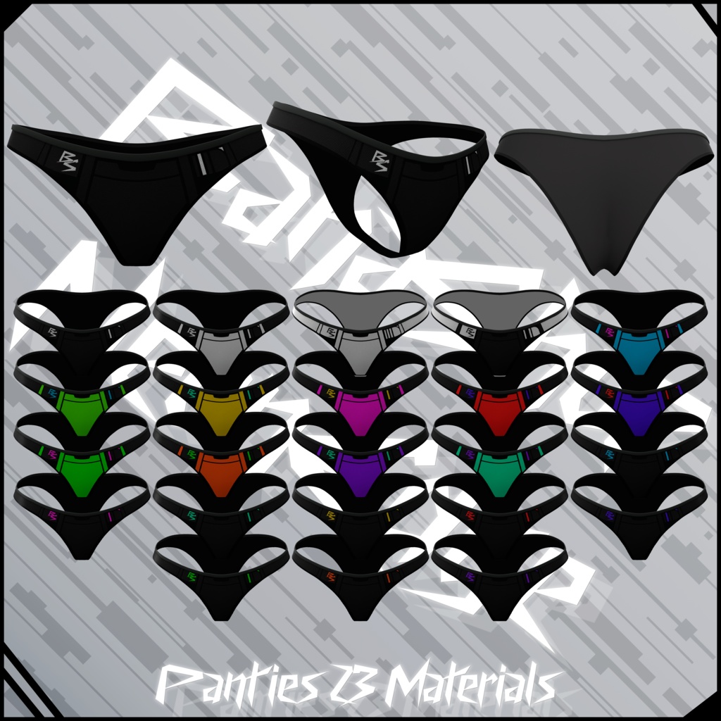 【10アバター対応】NeonEdge|VRC用衣装