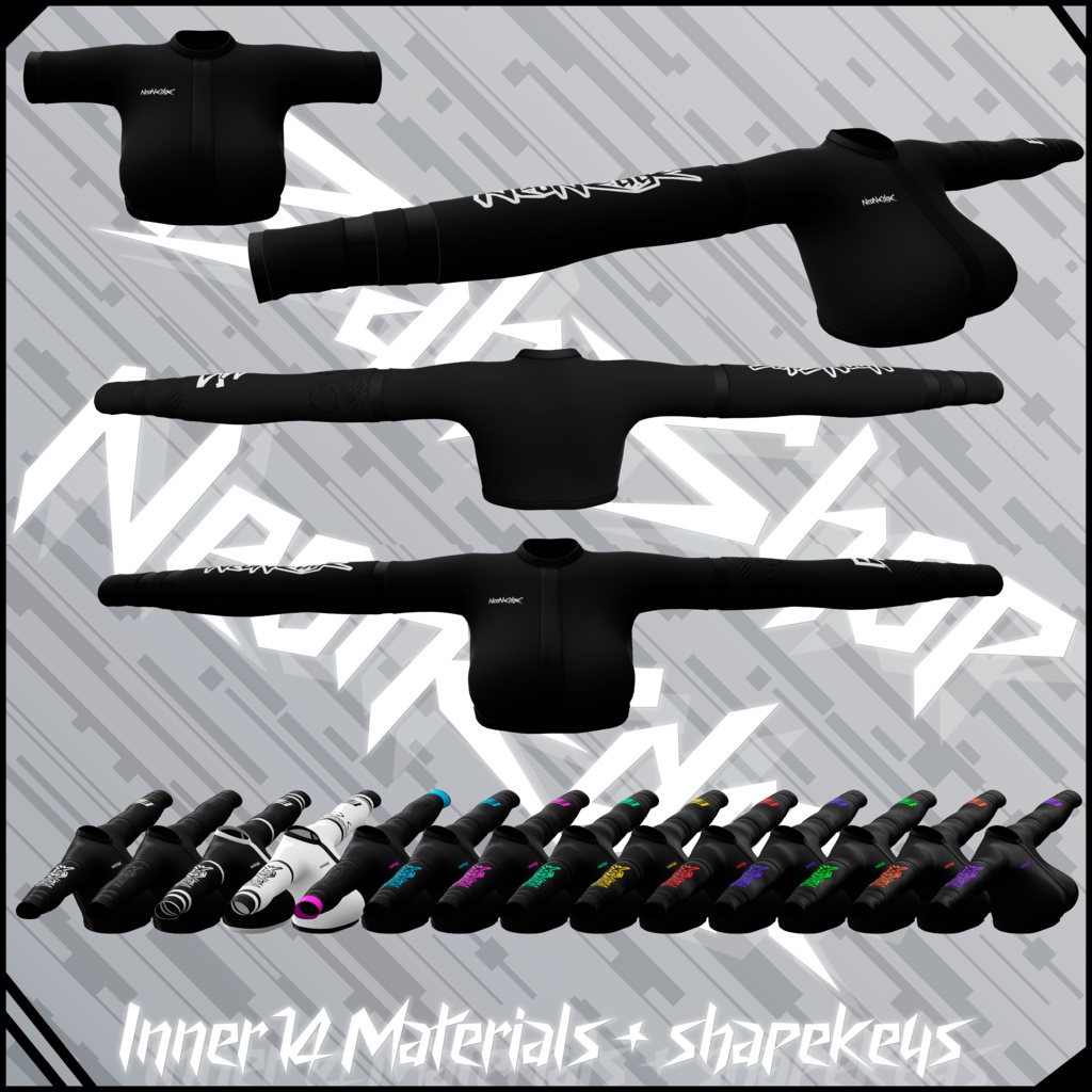 【10アバター対応】NeonEdge|VRC用衣装