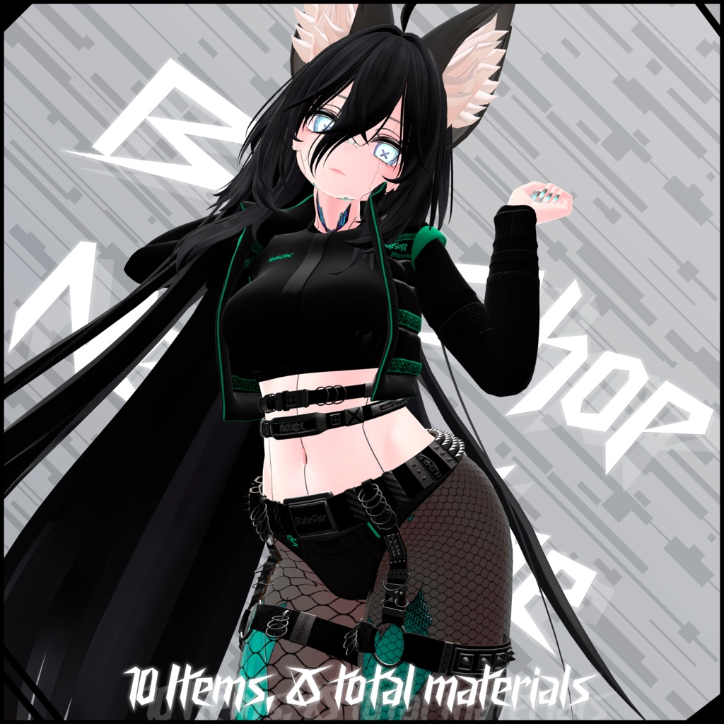 【10アバター対応】NeonEdge|VRC用衣装