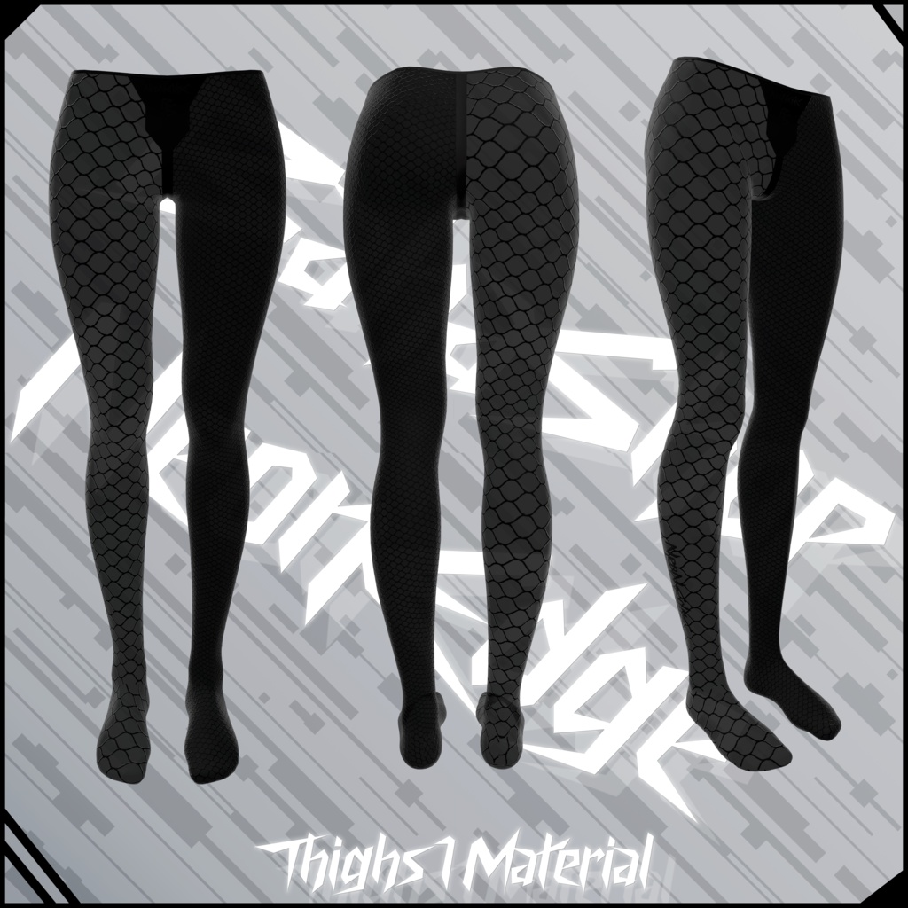 【10アバター対応】NeonEdge|VRC用衣装