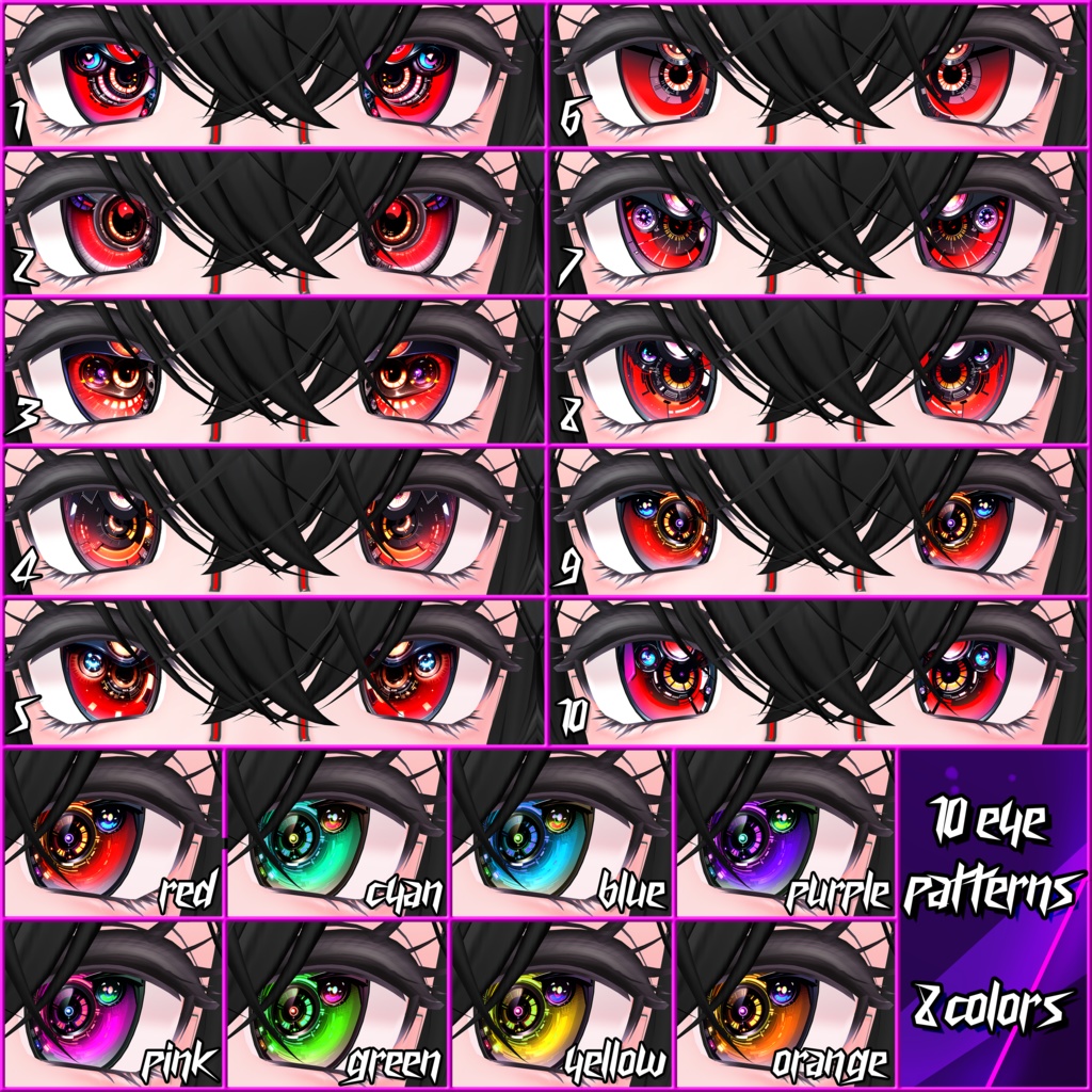 「セレスティア専用」Robotic Body&Face Textures&Makeup