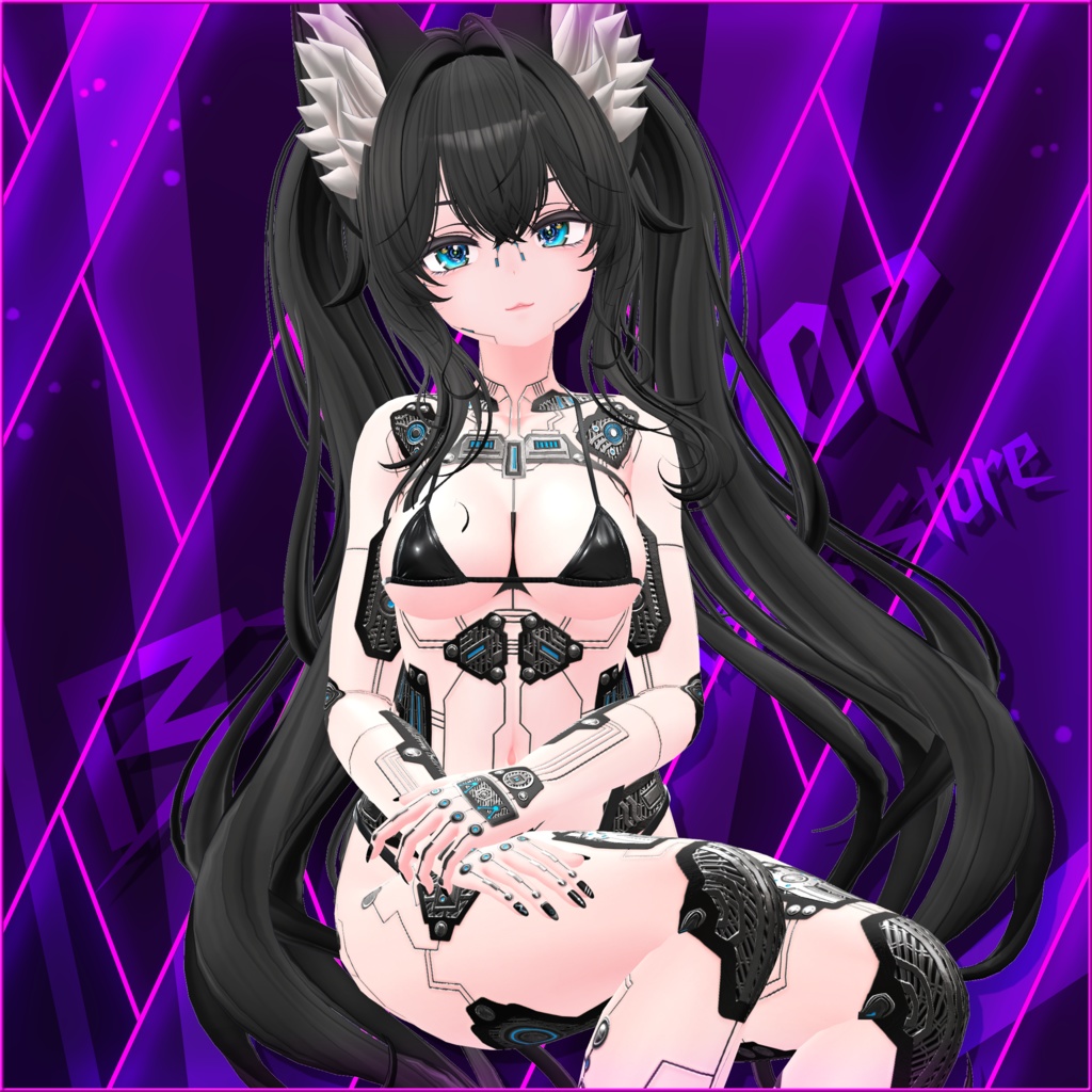 「セレスティア専用」Robotic Body&Face Textures&Makeup