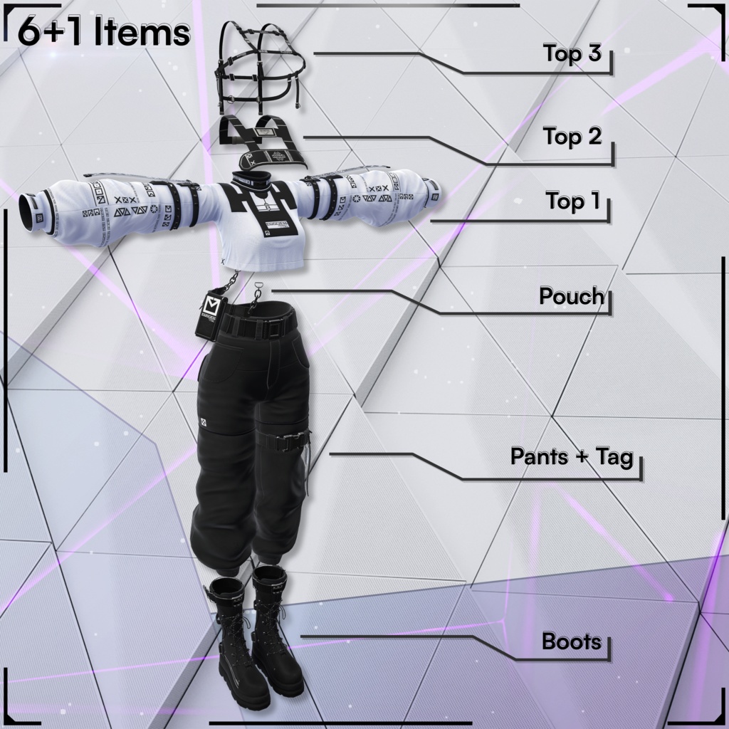 【10アバター対応】C.O.R.E. Voidhound