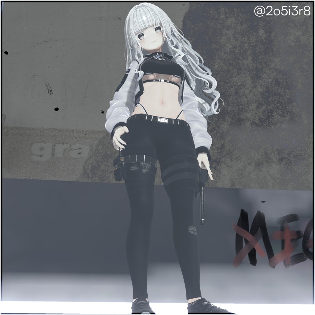 【9アバター対応】Warden|ギミック入り小道具・衣装セット