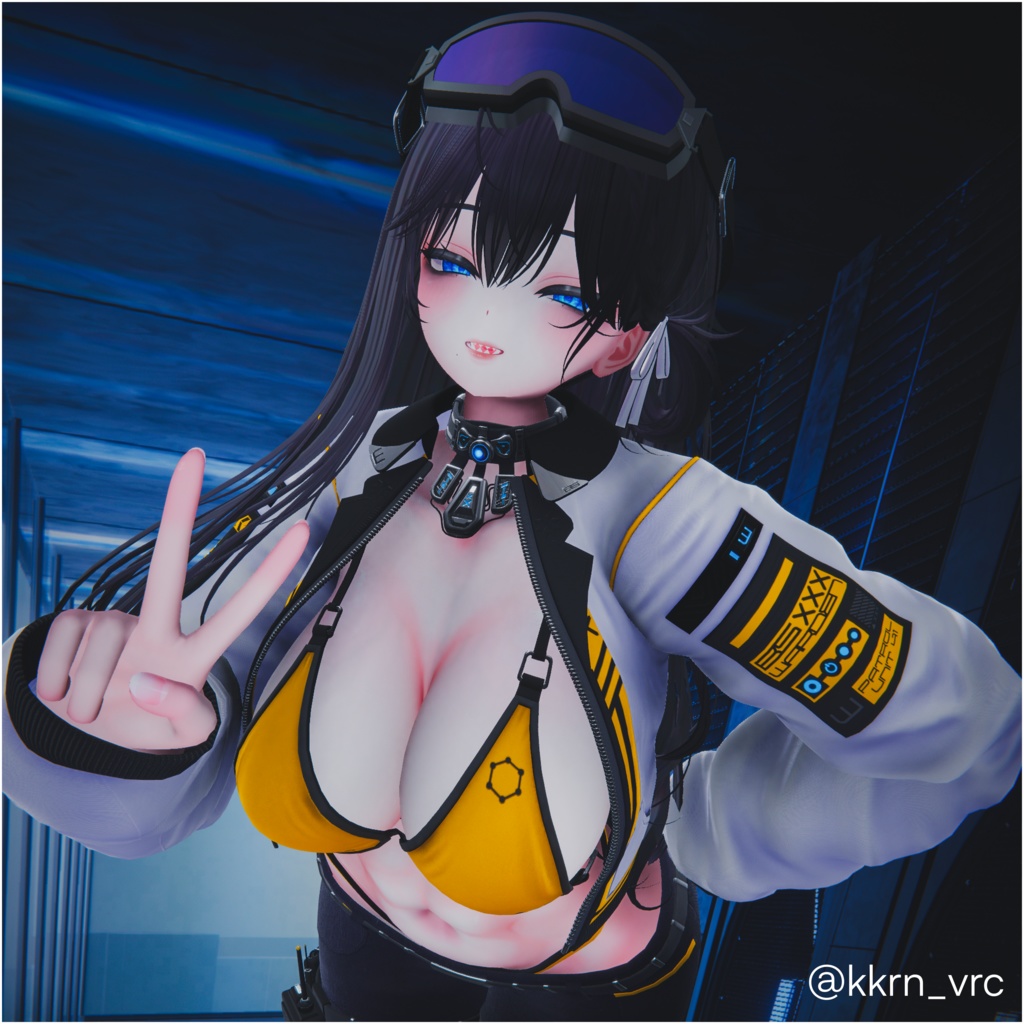 【9アバター対応】Warden|ギミック入り小道具・衣装セット