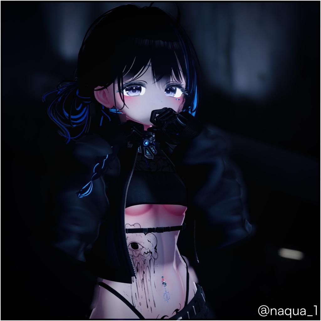 【9アバター対応】Warden|ギミック入り小道具・衣装セット