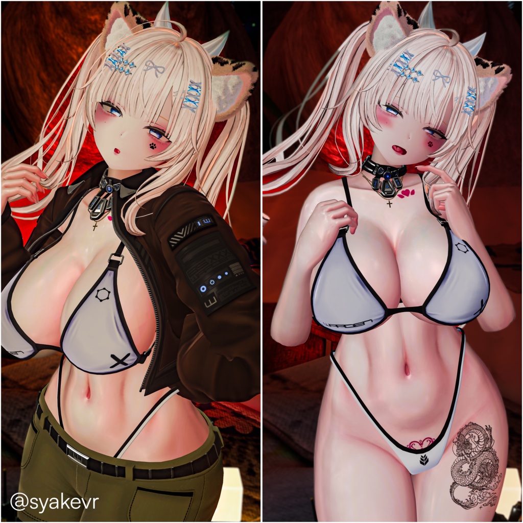 【9アバター対応】Warden|ギミック入り小道具・衣装セット