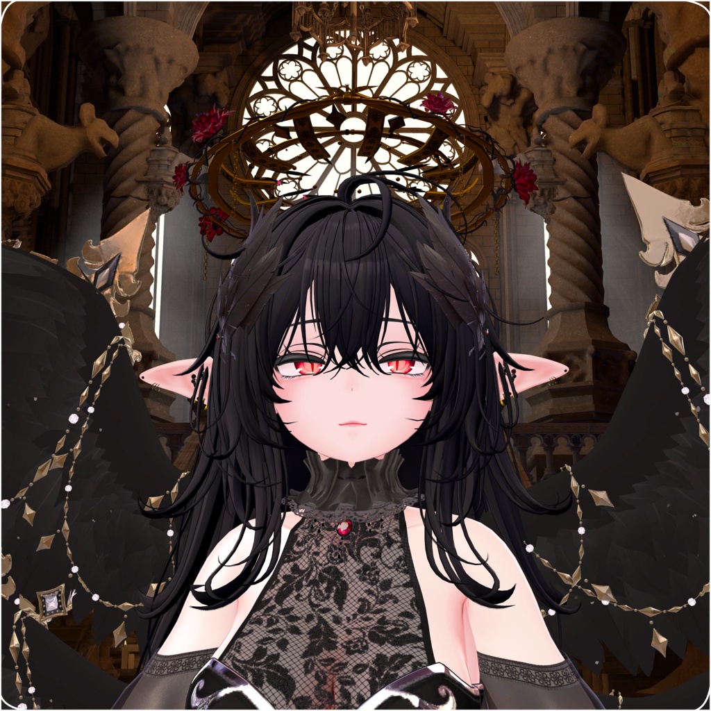 【全アバター対応】Crown of the Midnight Bloom|ヘイロー