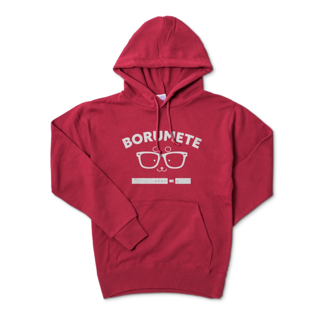 BORUMETEパーカー赤