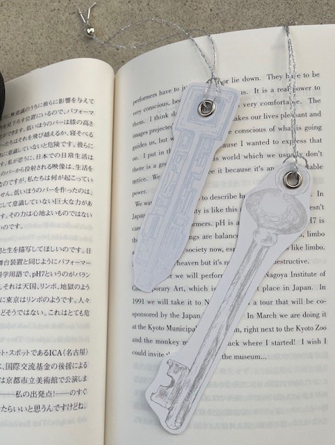Book Key no.2 四角い□機械仕掛けの鍵のしおり