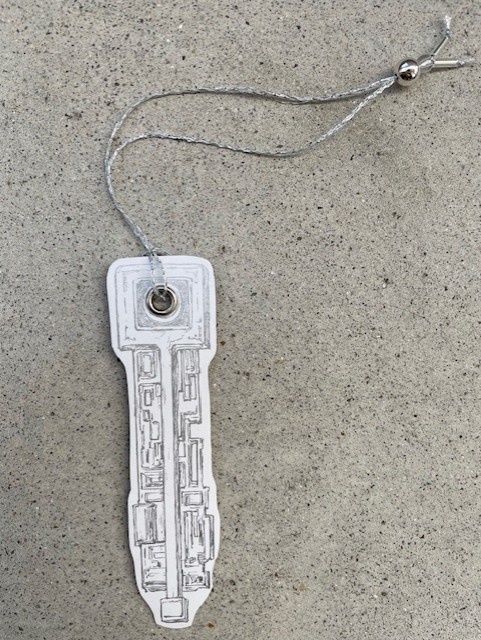 Book Key no.2 四角い□機械仕掛けの鍵のしおり