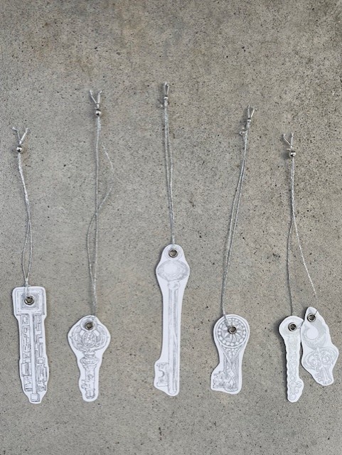 Book Key no.2 四角い□機械仕掛けの鍵のしおり