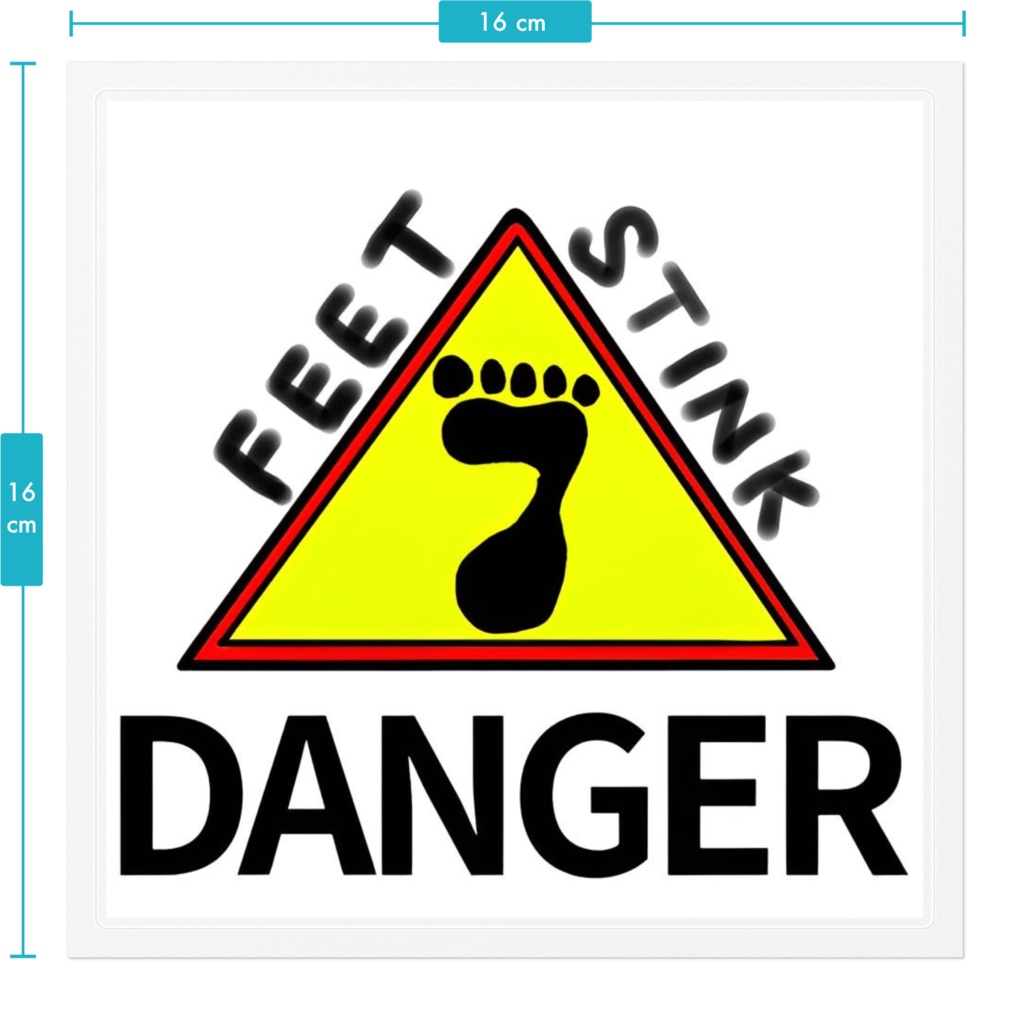 足臭注意報ステッカー