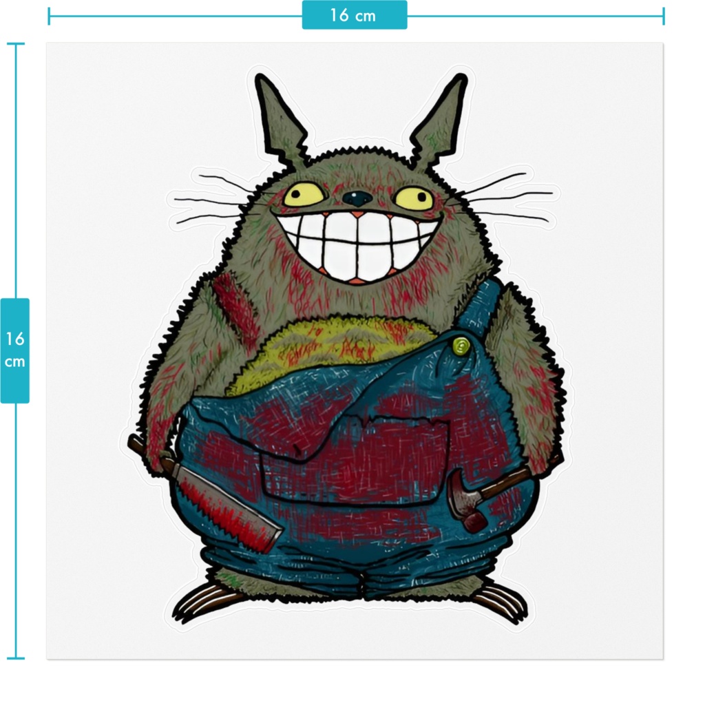 ト〇ロステッカー