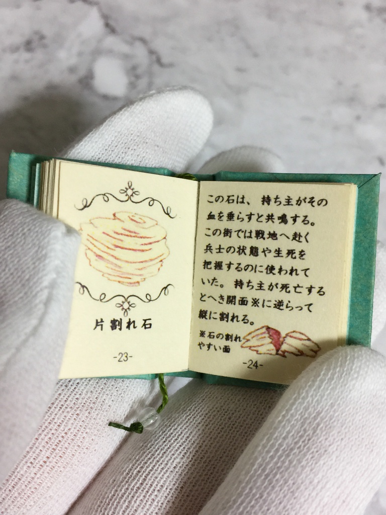 【豆本】どこかの街の鉱石図鑑