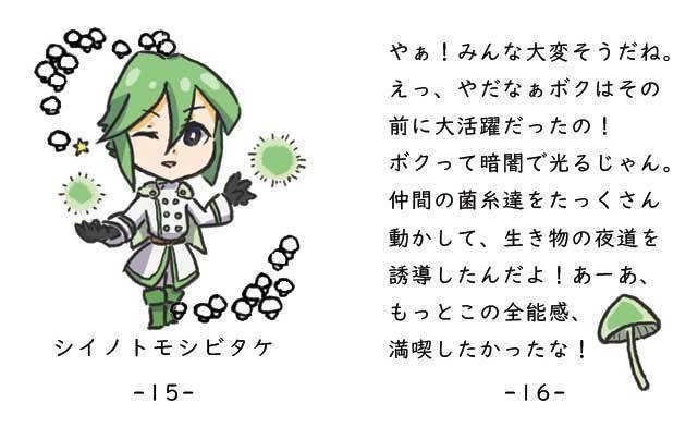 【豆本】終わりの森のきのこ図鑑