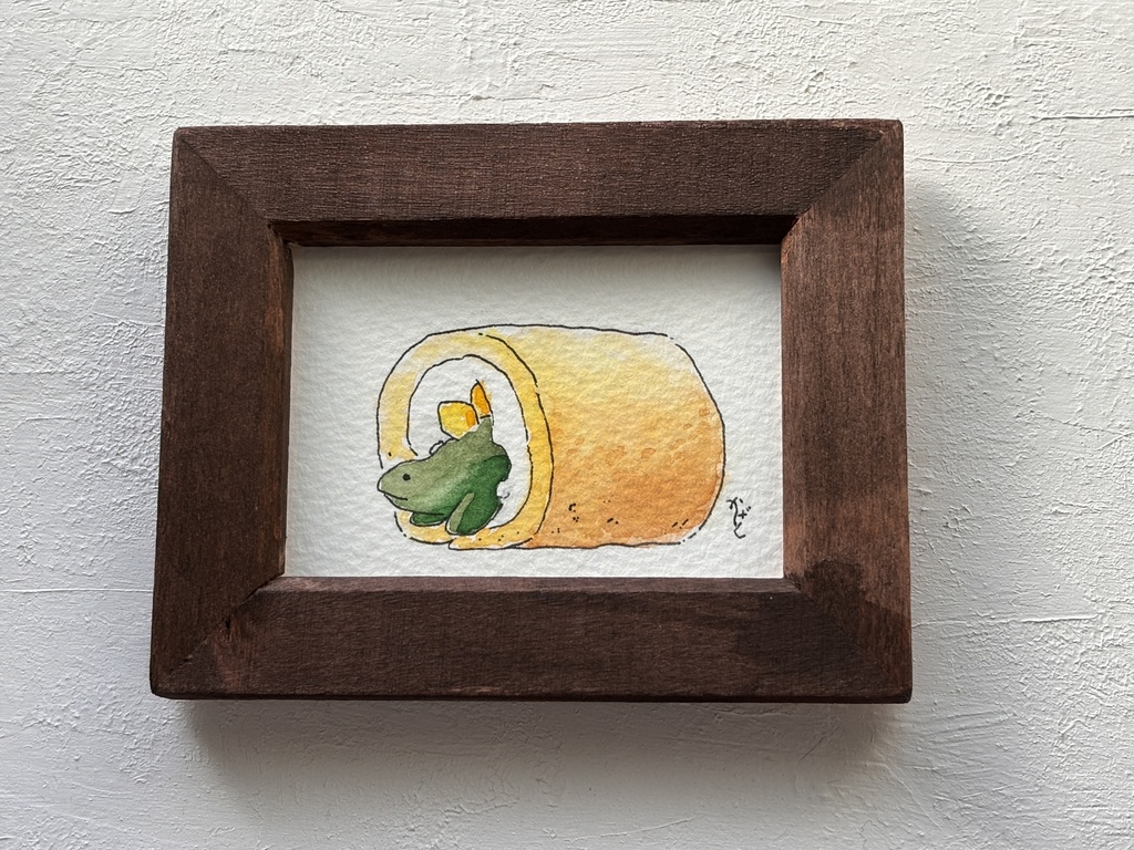 【原画】お菓子とステゴサウルス1