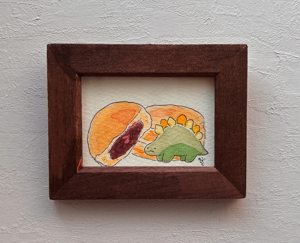 【原画】お菓子とステゴサウルス3