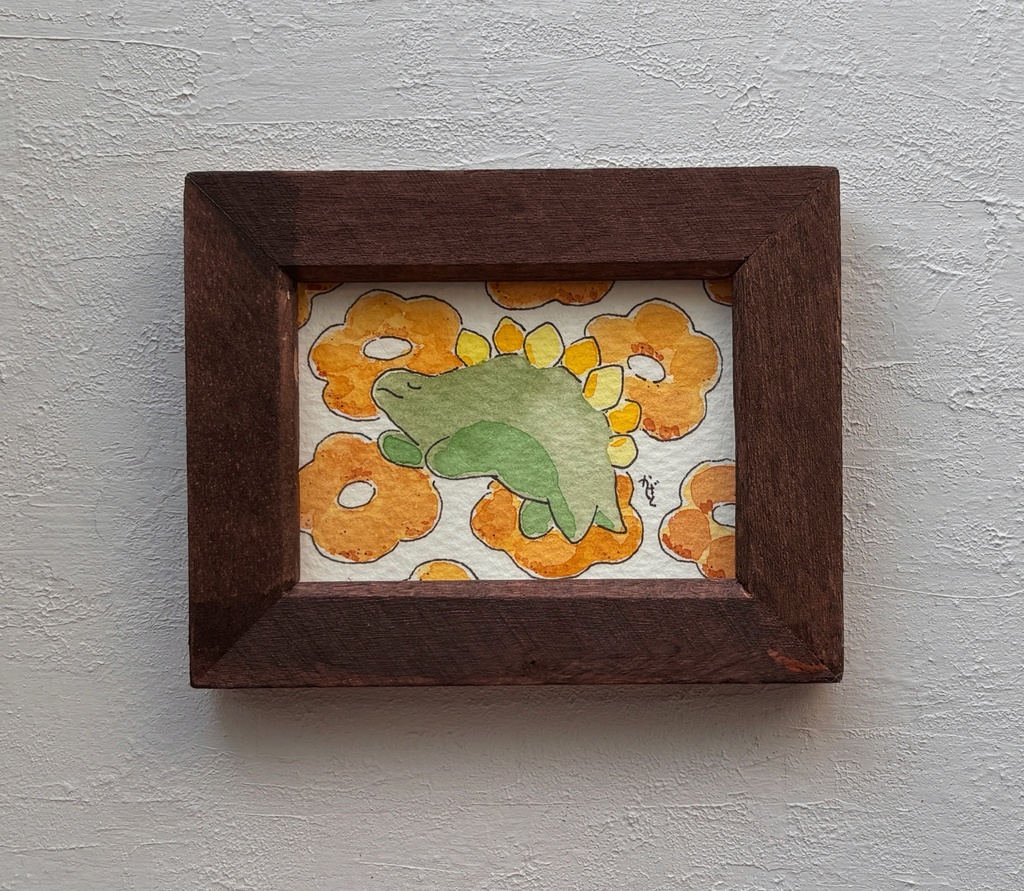 【原画】お菓子とステゴサウルス3