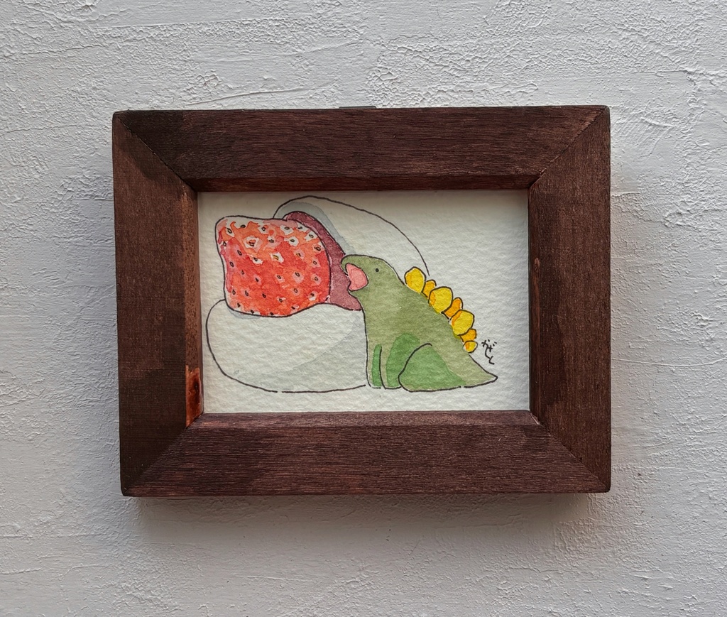 【原画】お菓子とステゴサウルス3