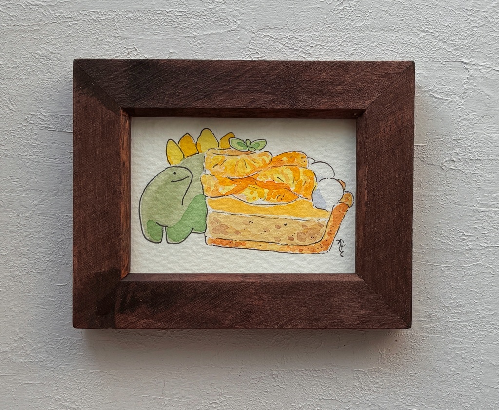 【原画】お菓子とステゴサウルス3