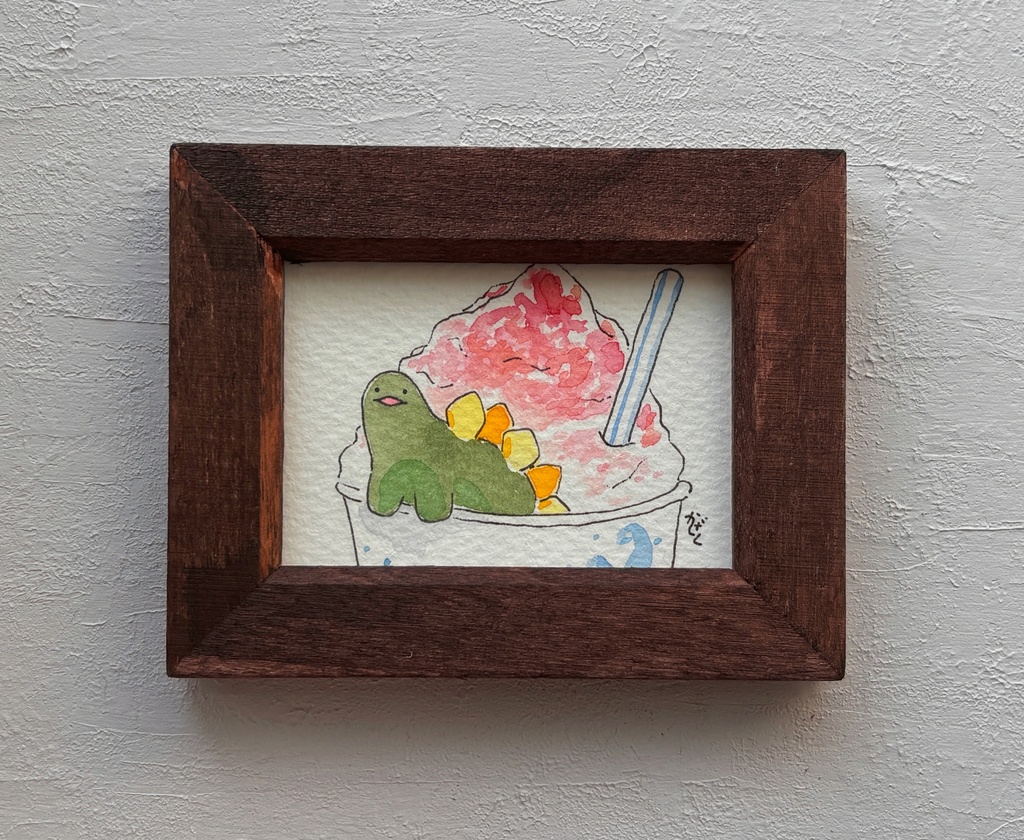 【原画】お菓子とステゴサウルス3