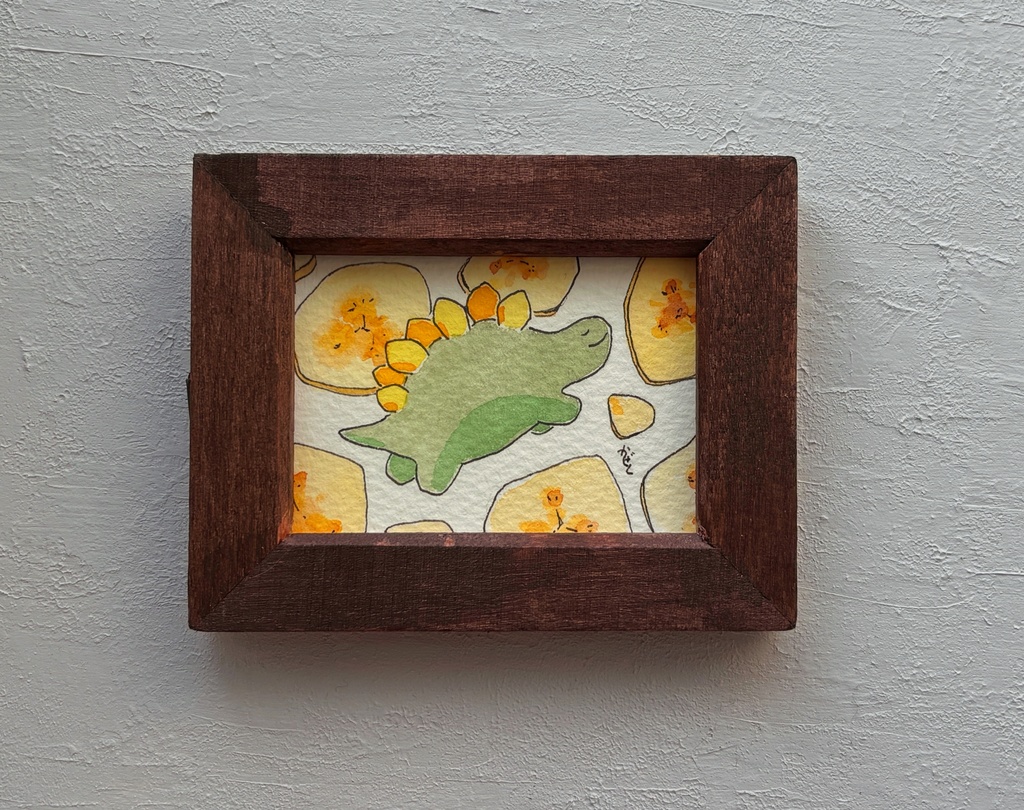 【原画】お菓子とステゴサウルス3