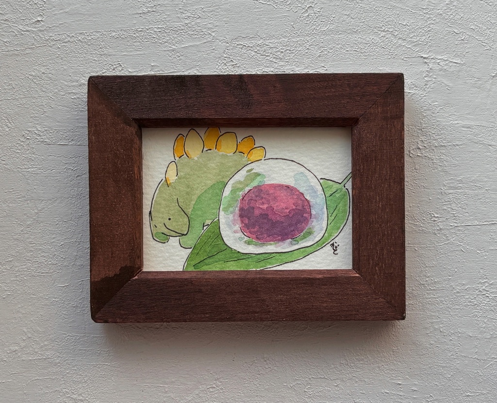 【原画】お菓子とステゴサウルス3