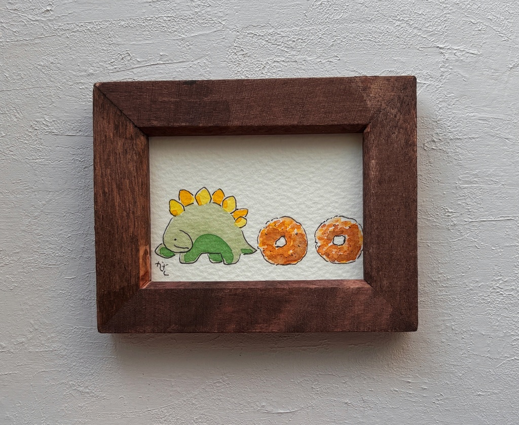 【原画】お菓子とステゴサウルス3