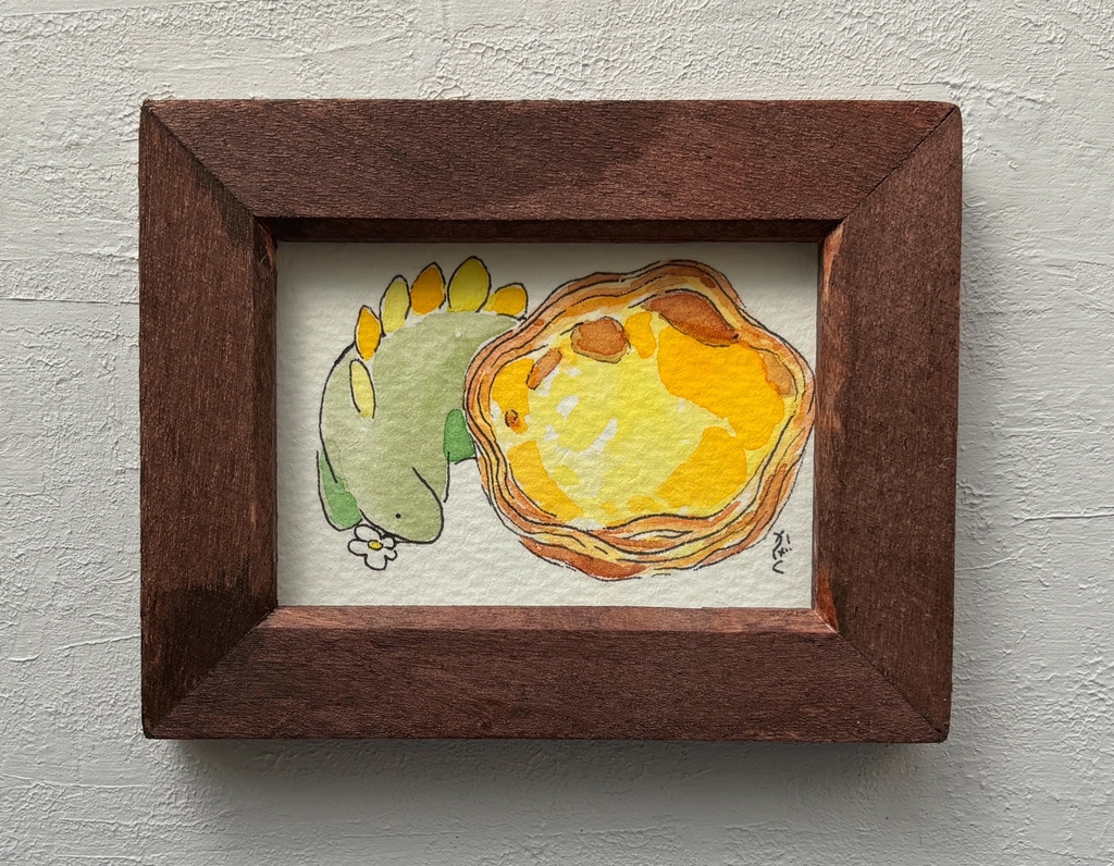 【原画】お菓子とステゴサウルス4