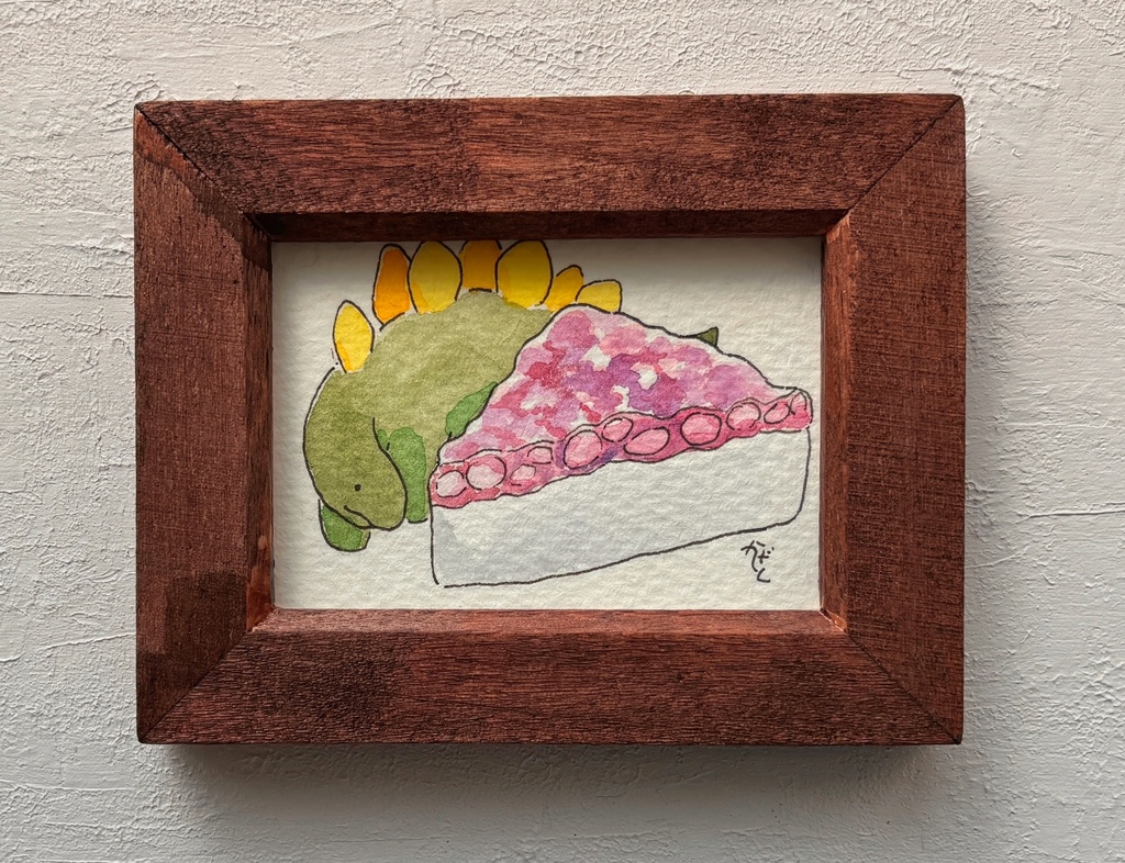 【原画】お菓子とステゴサウルス4