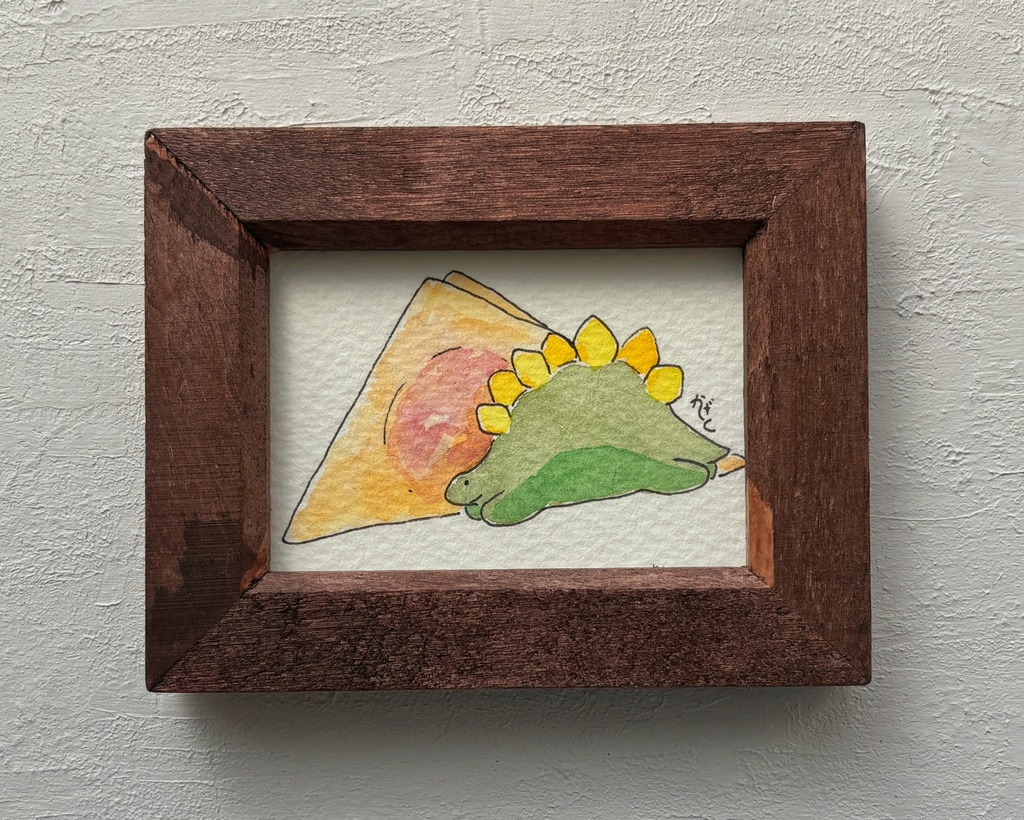 【原画】お菓子とステゴサウルス4