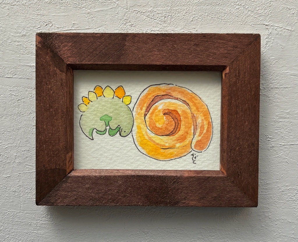 【原画】お菓子とステゴサウルス4