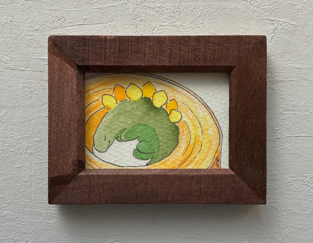 【原画】お菓子とステゴサウルス4