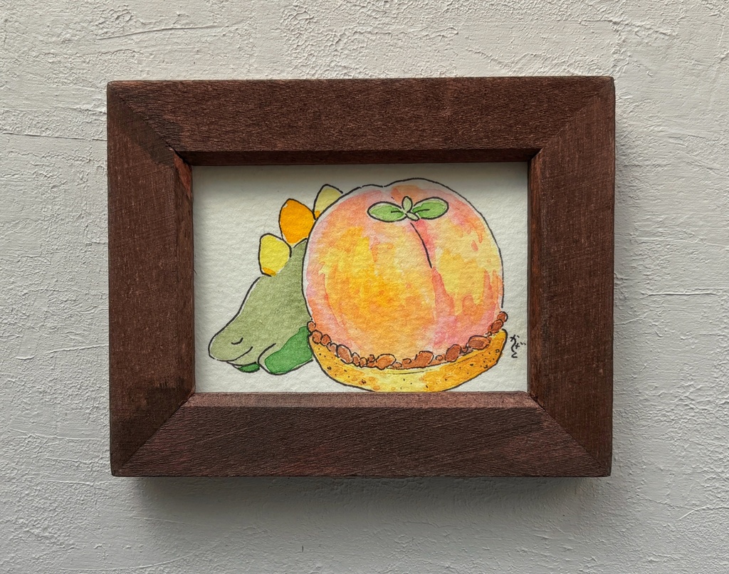 【原画】お菓子とステゴサウルス4