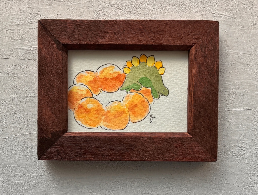 【原画】お菓子とステゴサウルス4