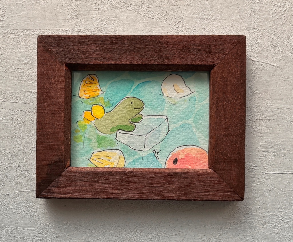 【原画】お菓子とステゴサウルス4