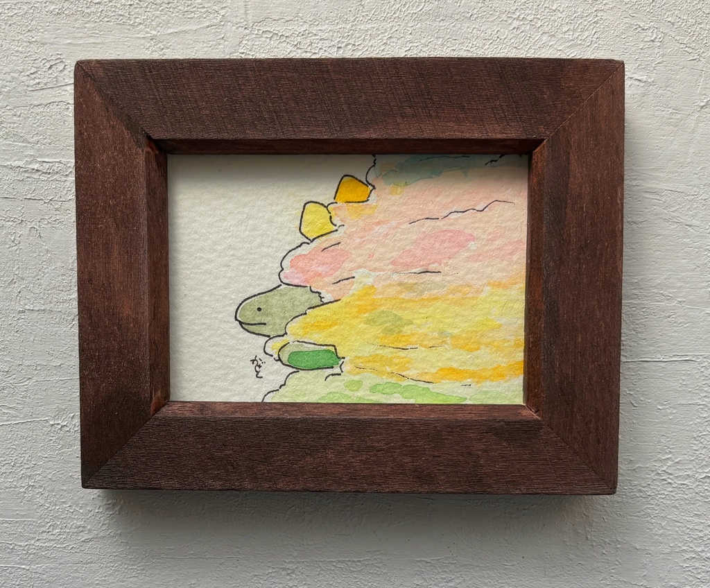 【原画】お菓子とステゴサウルス4