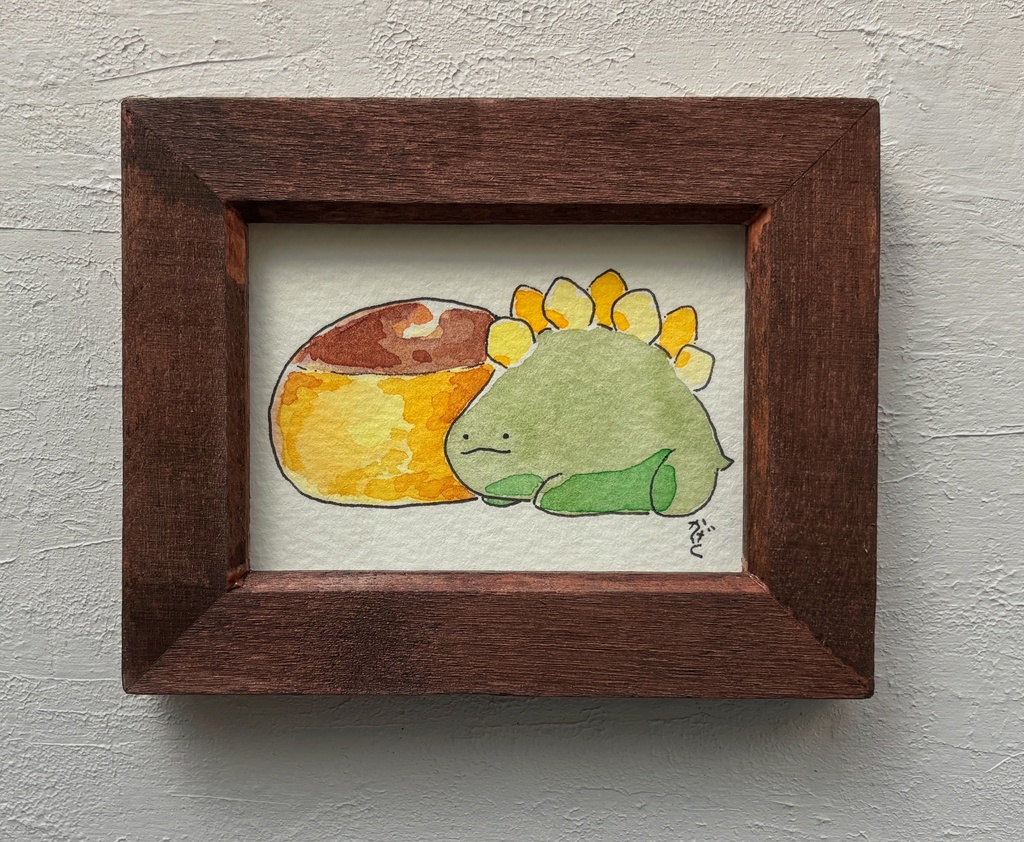 【原画】お菓子とステゴサウルス4